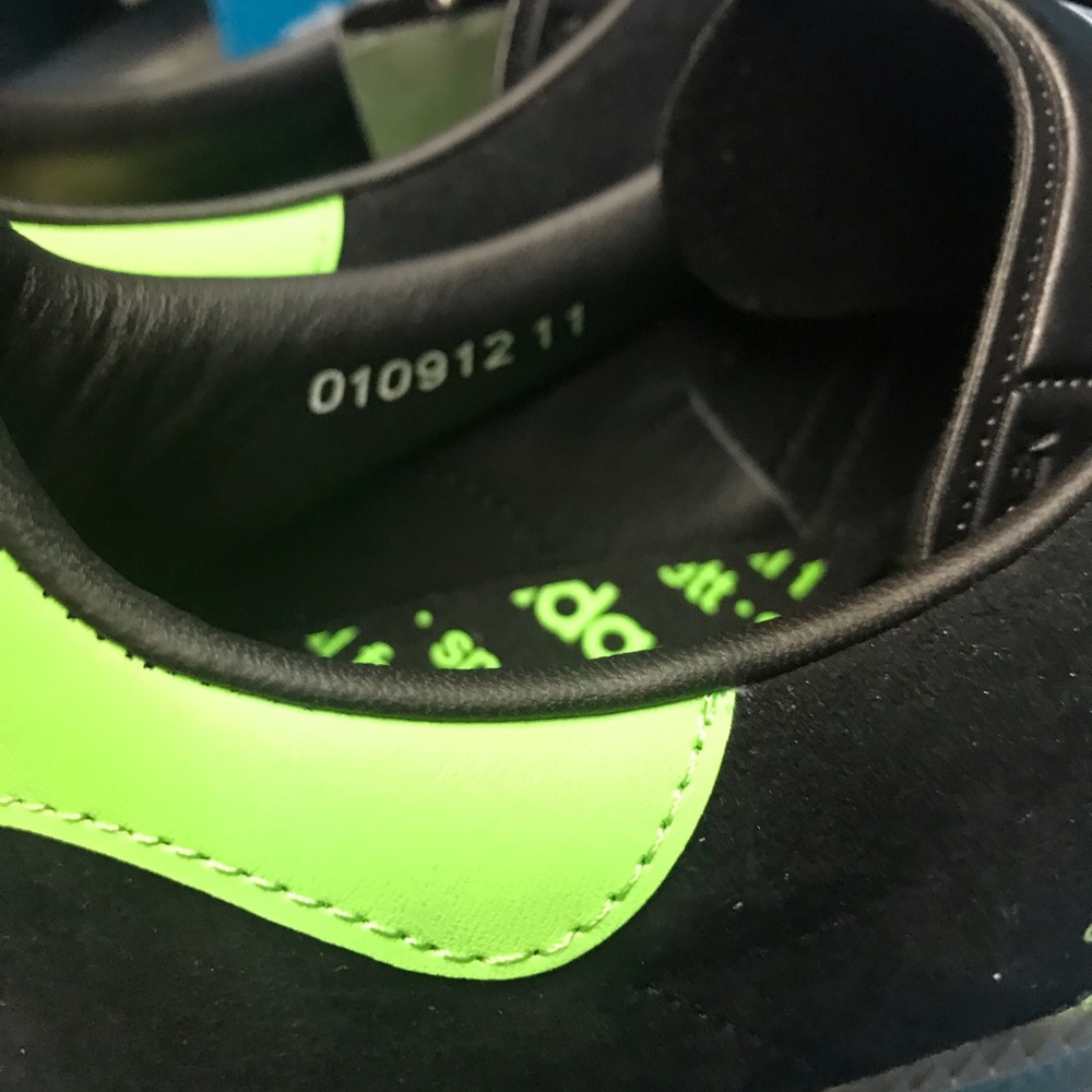 adidas Originals Samba Deco SPZL Black/Lucid Lime 13M IF5738 NWT DS OG BOX - Picture 7 of 14